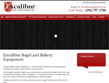 Tablet Screenshot of excaliburequipment.com